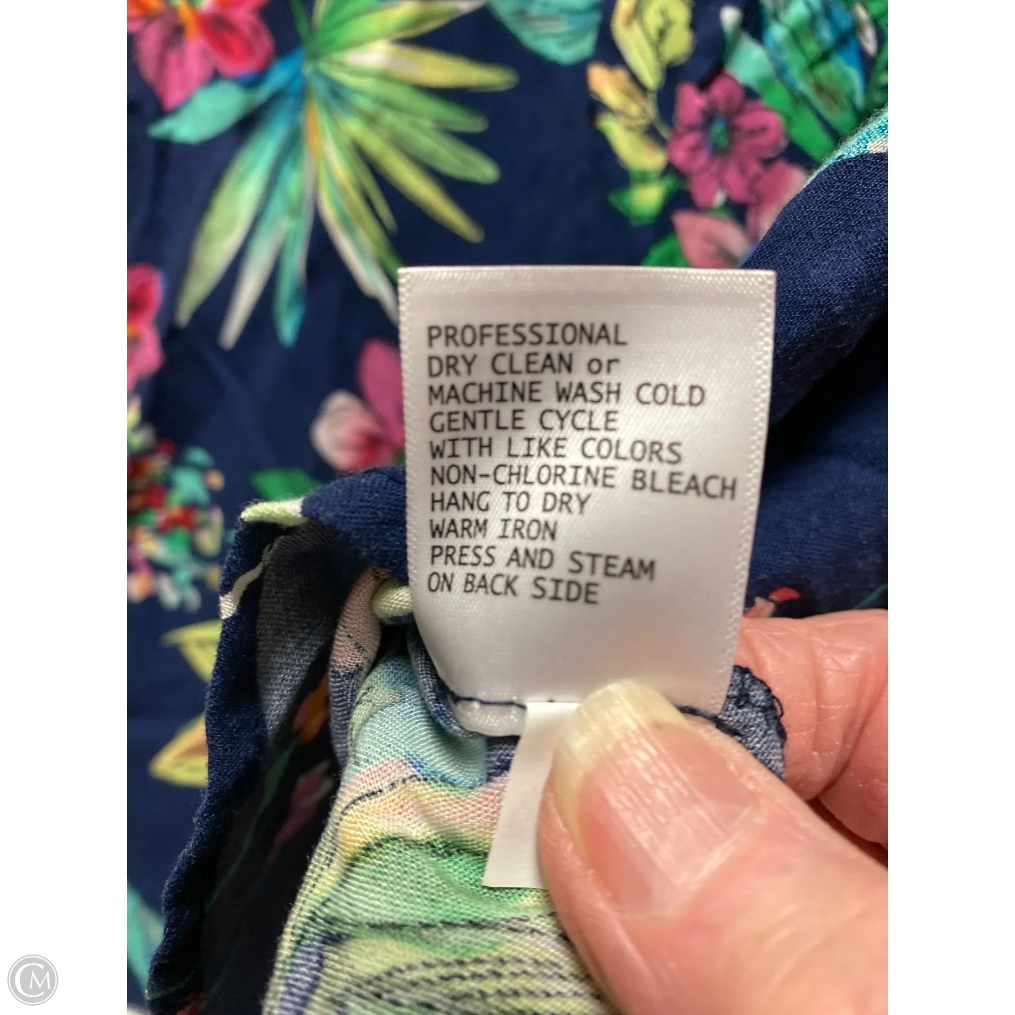 Top Sleeveless By Anne Carson In Navy, Size: S