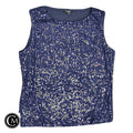 Top Sleeveless By Talbots In Navy, Size: Sp