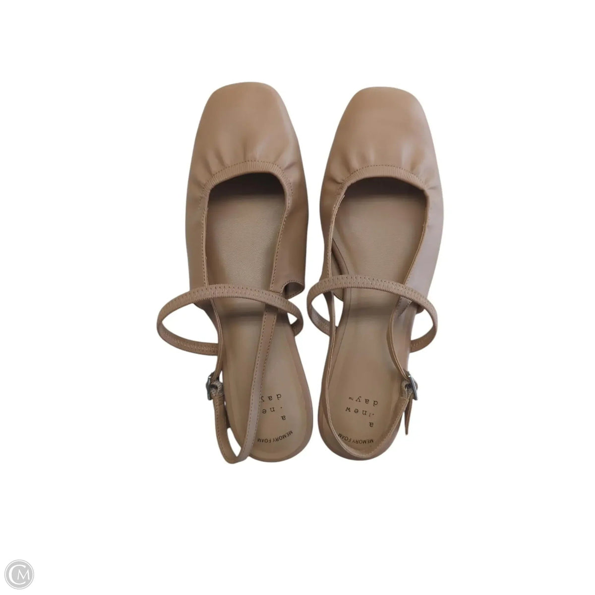 Shoes Flats By A New Day In Tan, Size: 8