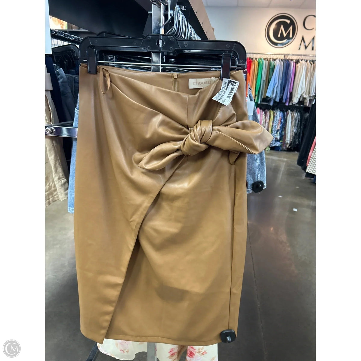 Skirt Midi By Clothes Mentor In Brown, Size: M