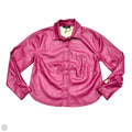 Jacket Shirt By 7 For All Mankind In Purple, Size: S