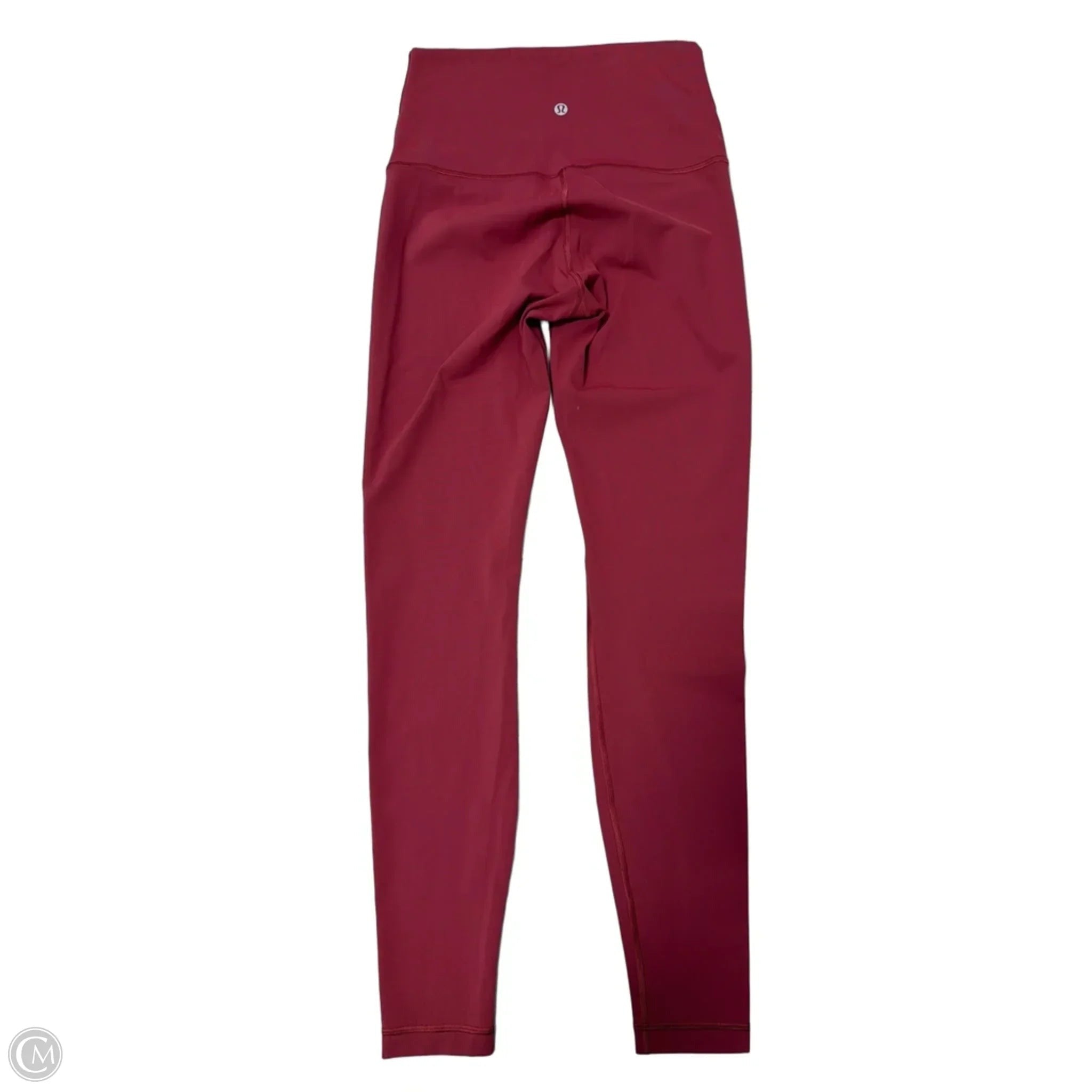 Athletic Leggings By Lululemon In Red, Size: 6