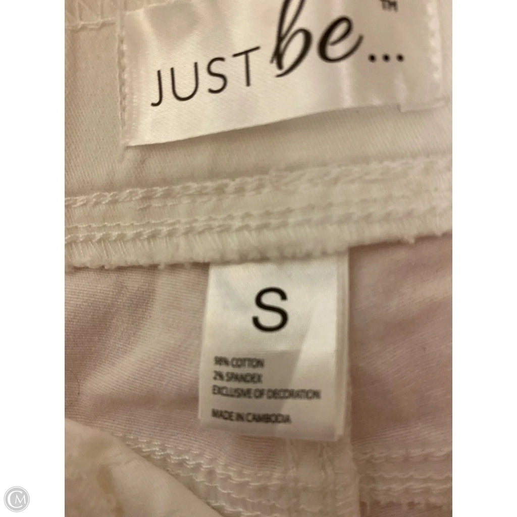 Capris By Just Be In White, Size: S