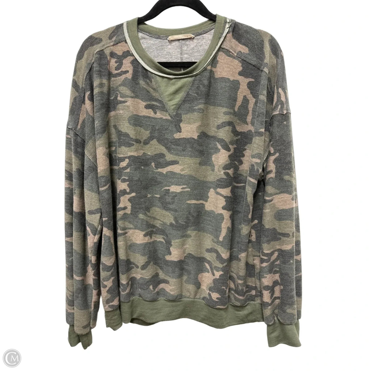 Sweater By Clothes Mentor In Camouflage Print, Size: M