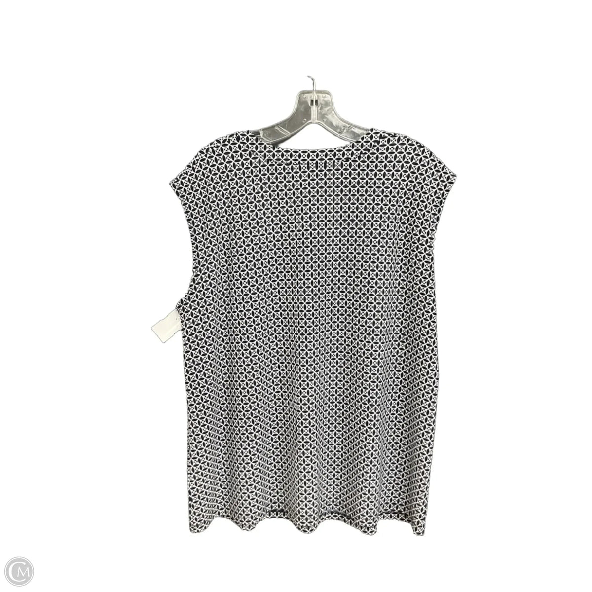 Top Sleeveless By Anne Klein In Navy, Size: 1x