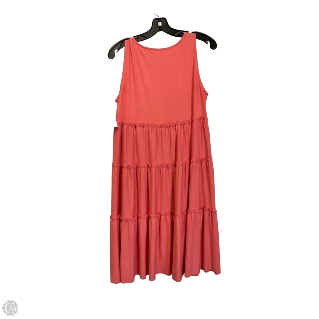 Dress Casual Short By Zenana In Coral, Size: M