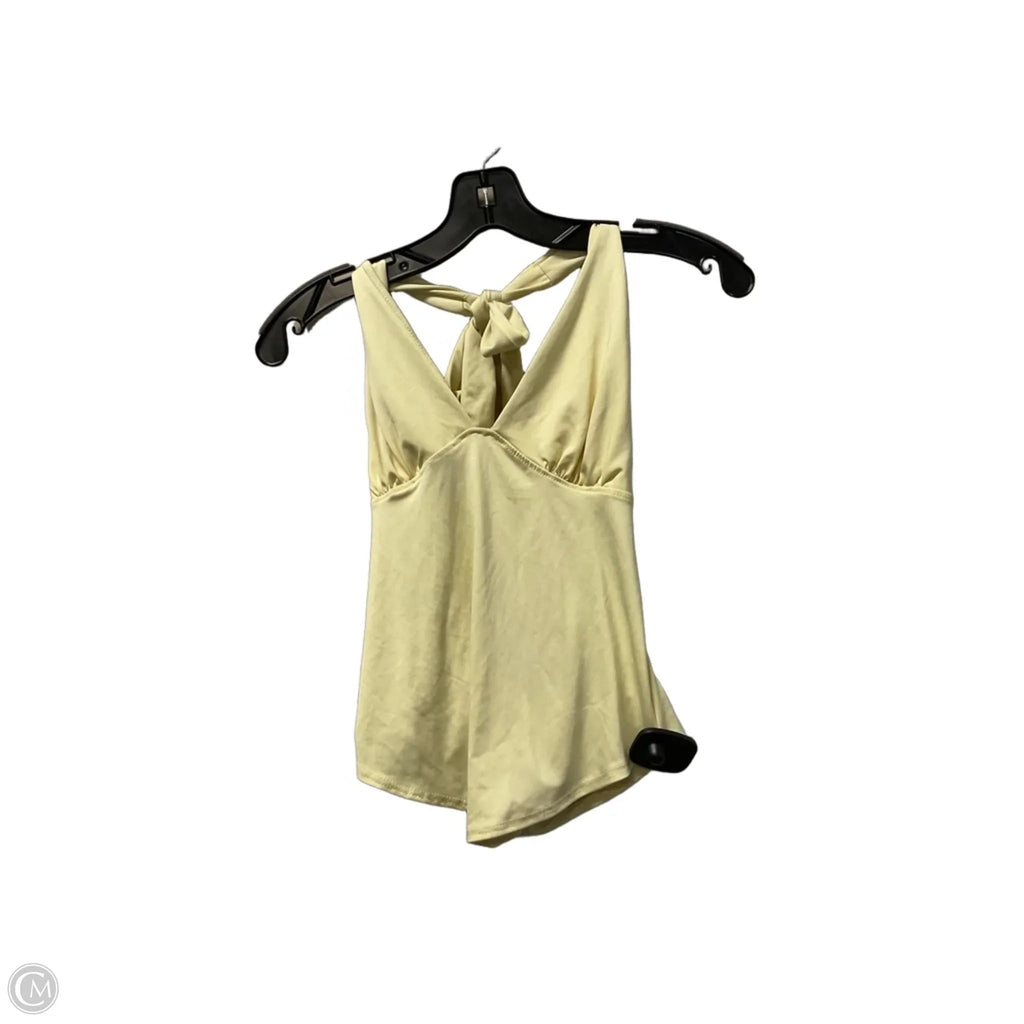 Top Sleeveless Basic By Gaze In Yellow, Size: M