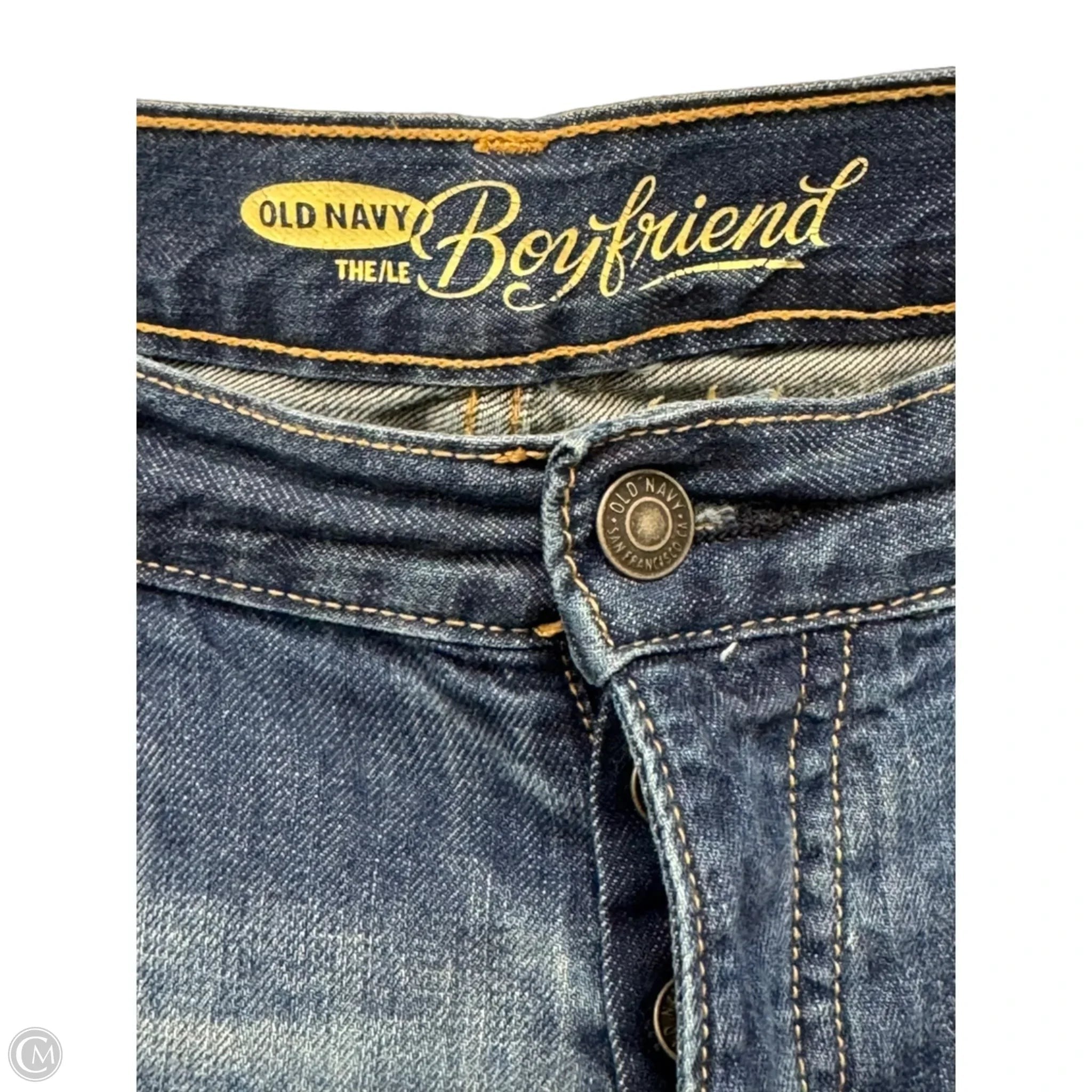 Jeans Straight By Old Navy In Blue Denim, Size: 8