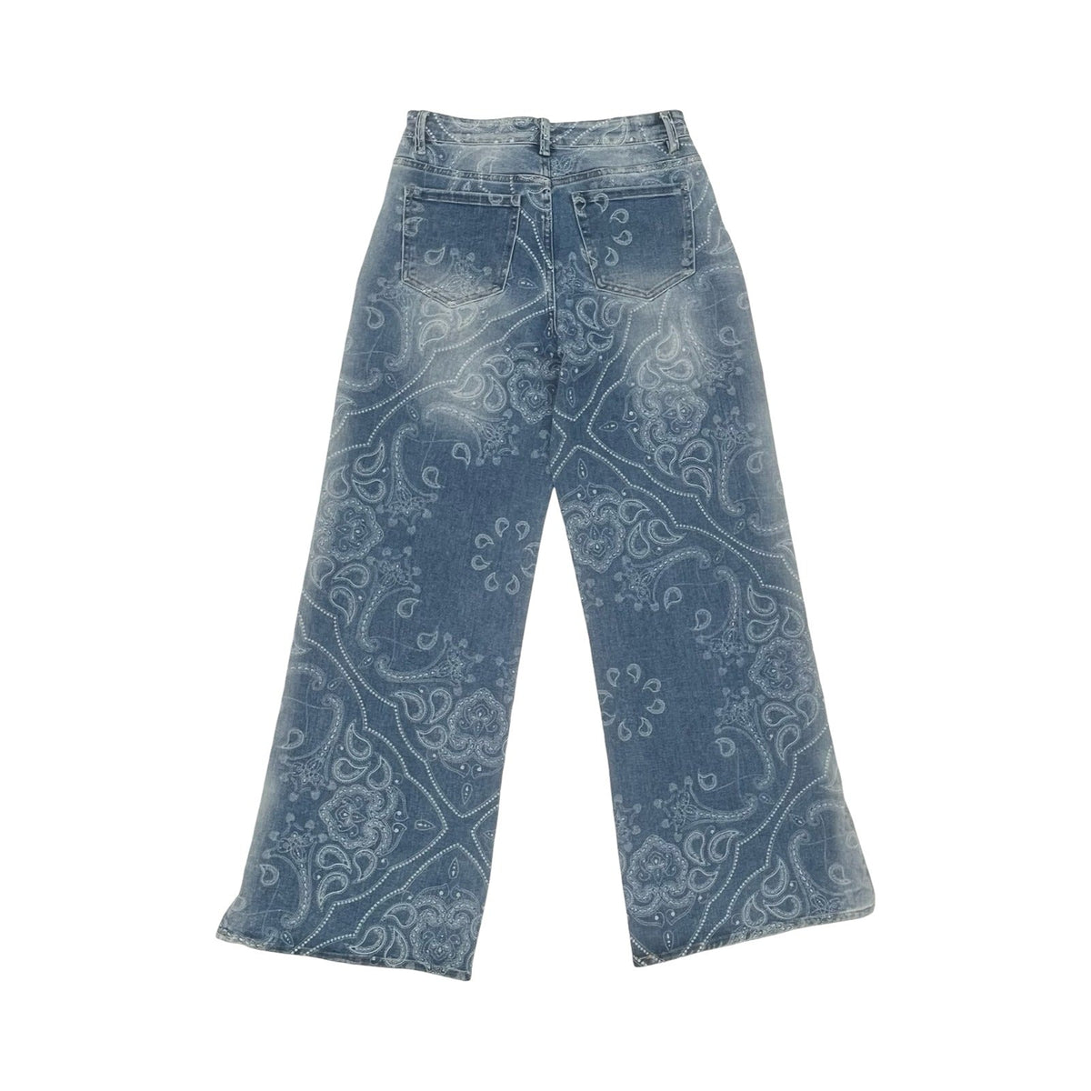 Jeans Wide Leg By Fashion Nova In Blue Denim, Size:10