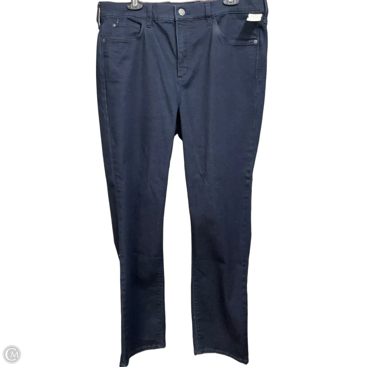 Jeans Straight By Eddie Bauer In Blue Denim, Size: 16