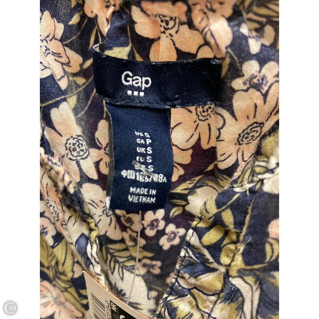 Top Sleeveless By Gap In Navy, Size: S