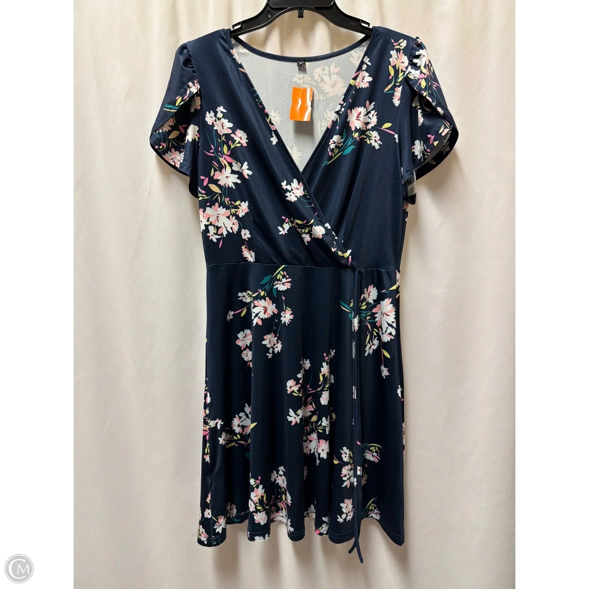 Dress Casual Midi By Clothes Mentor In Navy, Size: M