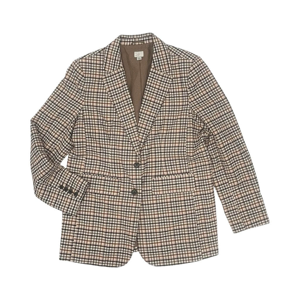 Blazer By A New Day In Brown, Size:L