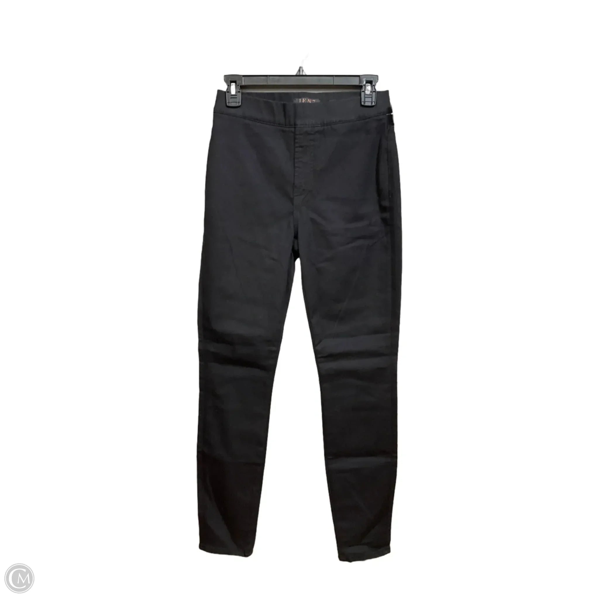 Jeans Skinny By 7 For All Mankind In Black Denim, Size: 4
