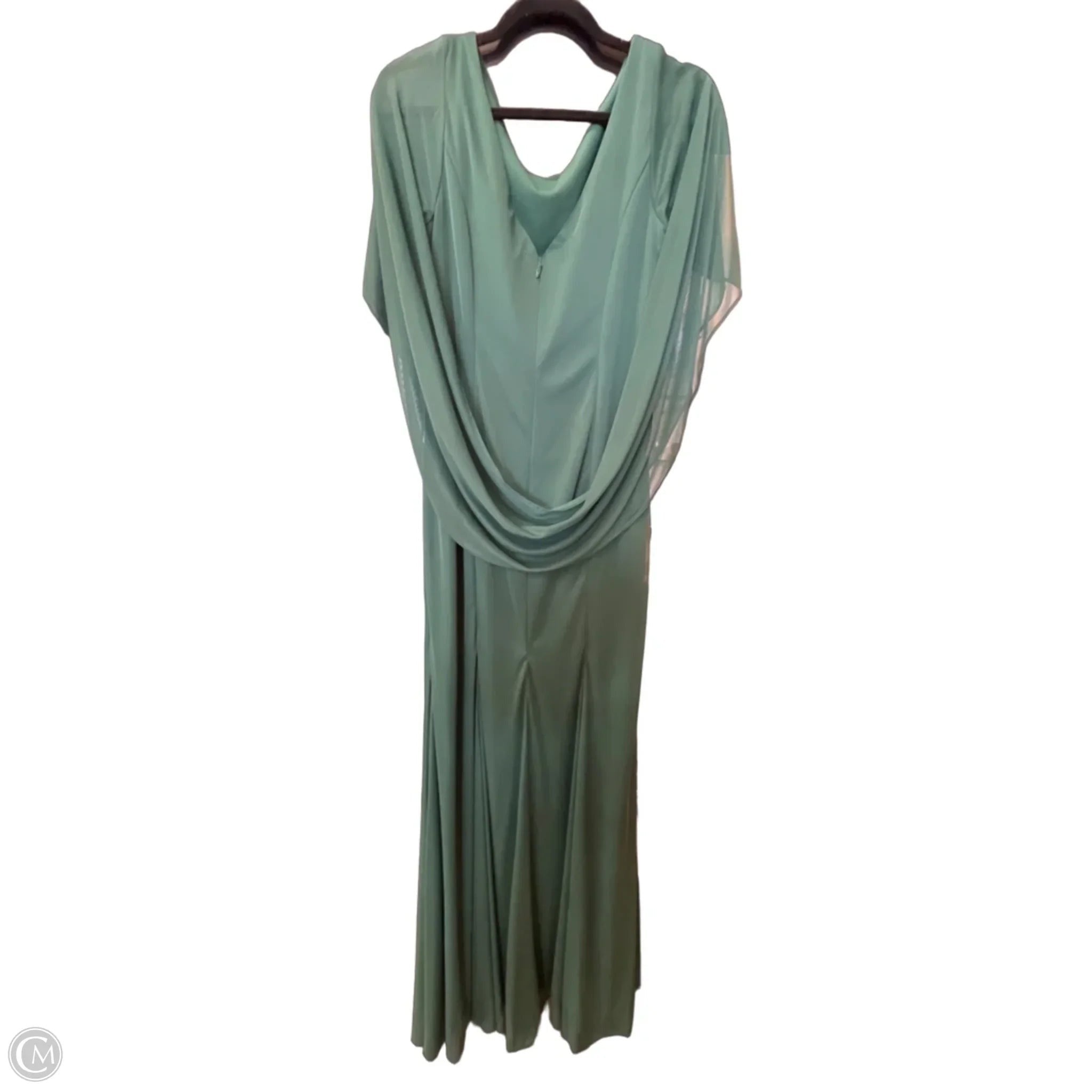 Dress Party Long By Azazie In Green, Size: L