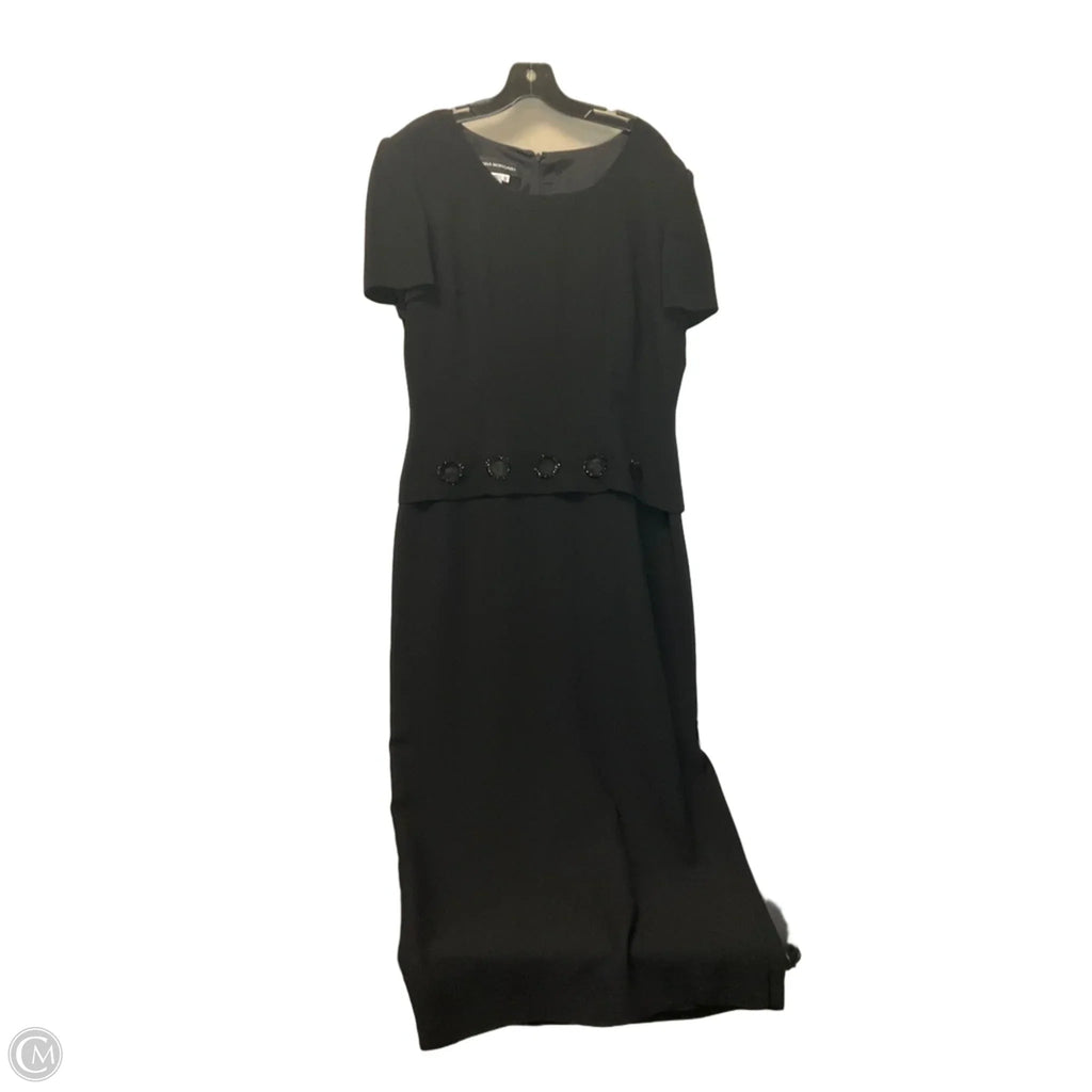 Dress Casual Maxi By Donna Morgan In Black, Size: 12