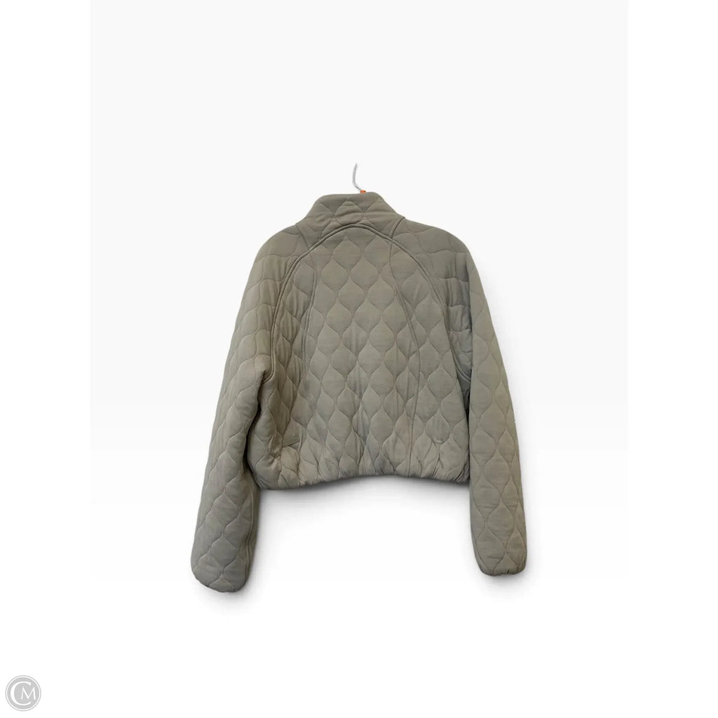 Athletic Jacket By Lululemon In Grey, Size: 6