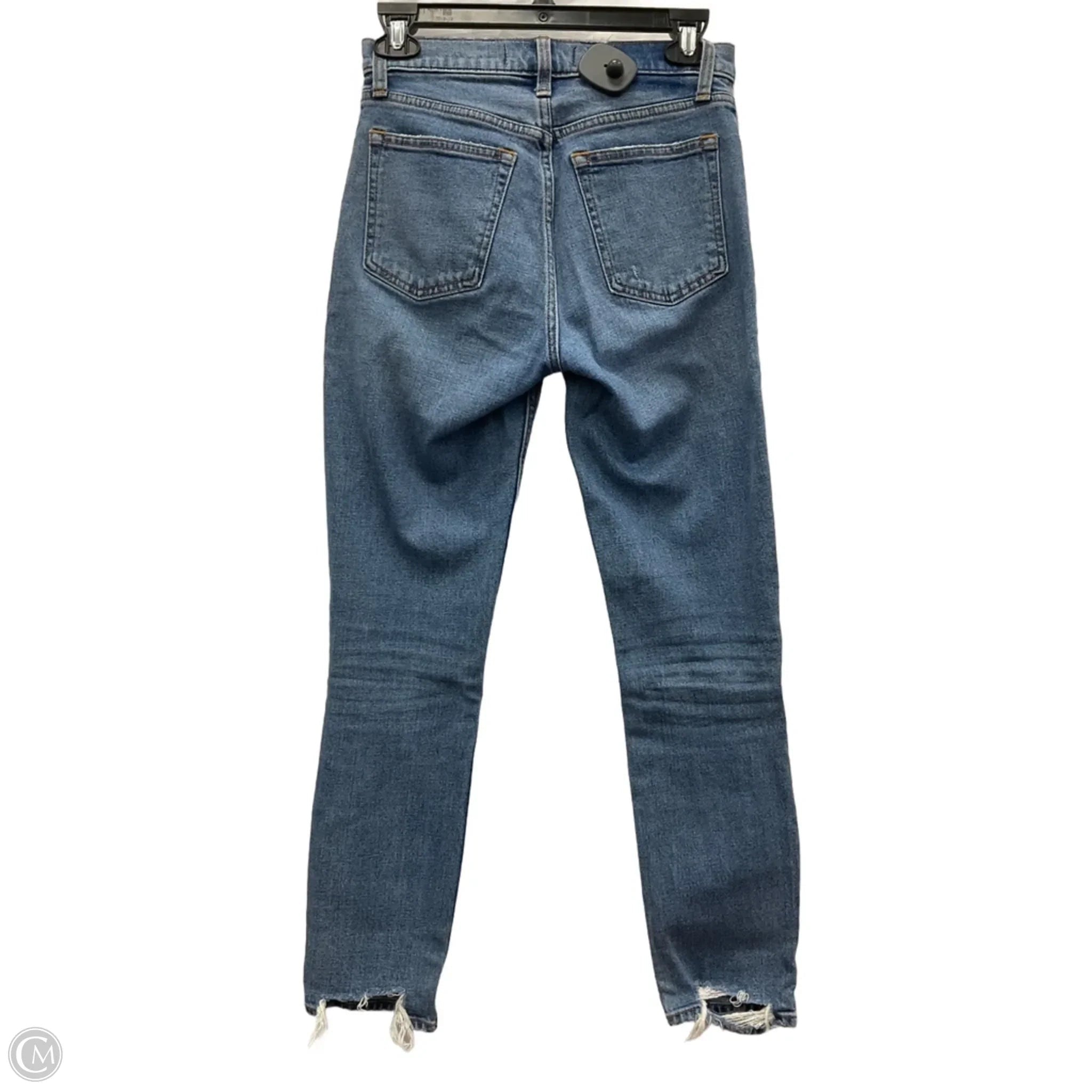 Jeans Skinny By Abercrombie And Fitch In Blue Denim, Size: 2