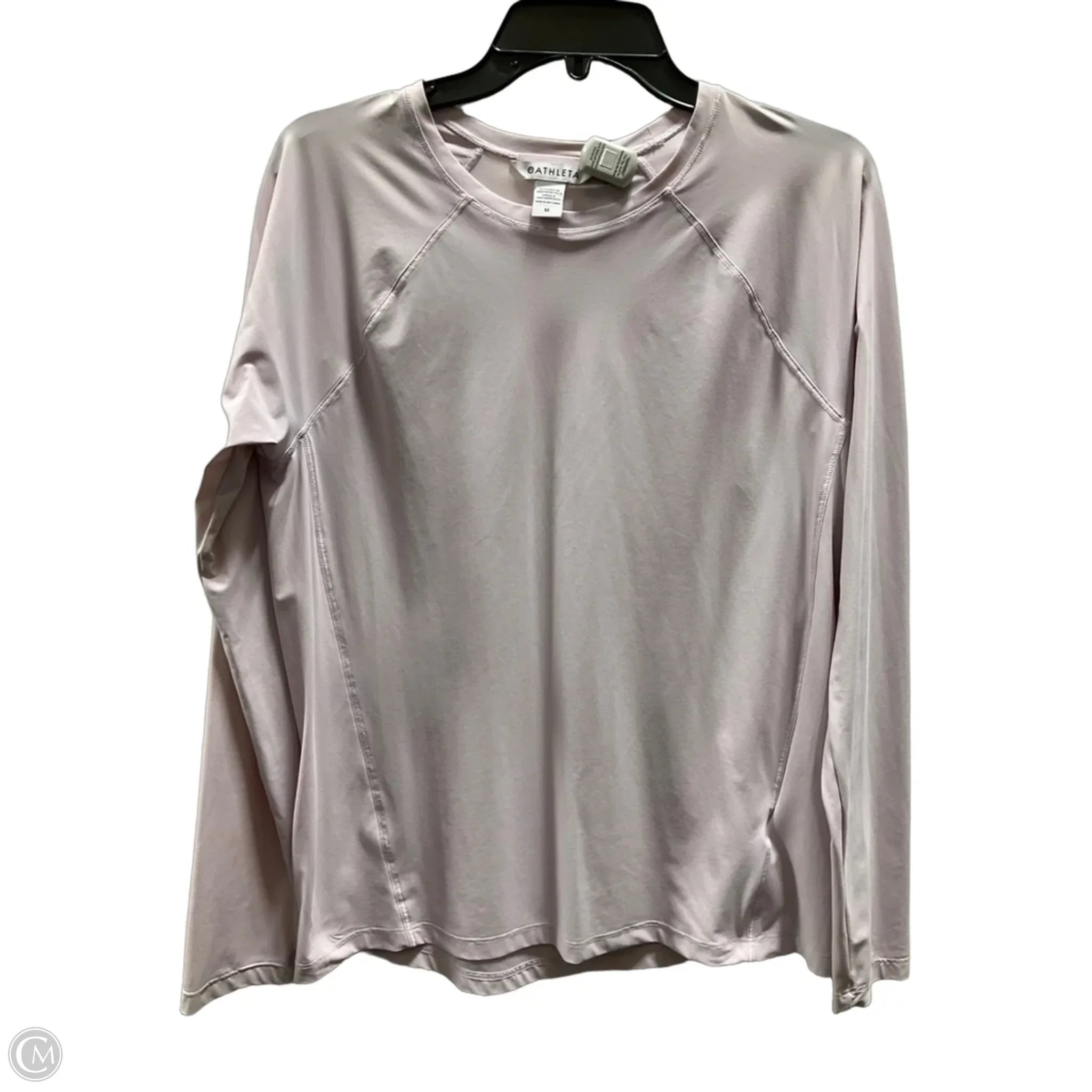 Athletic Top Short Sleeve By Athleta In Purple, Size: M