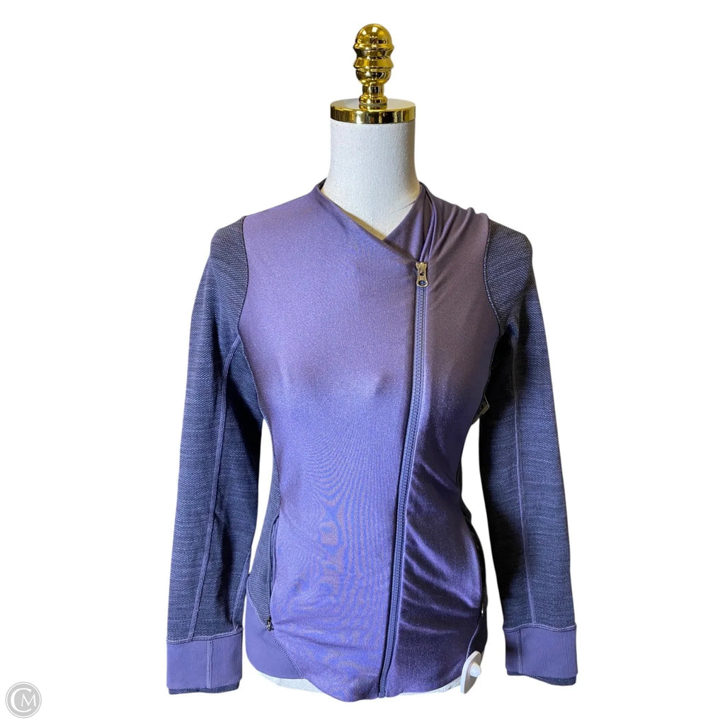Athletic Jacket By Lululemon In Purple, Size: S