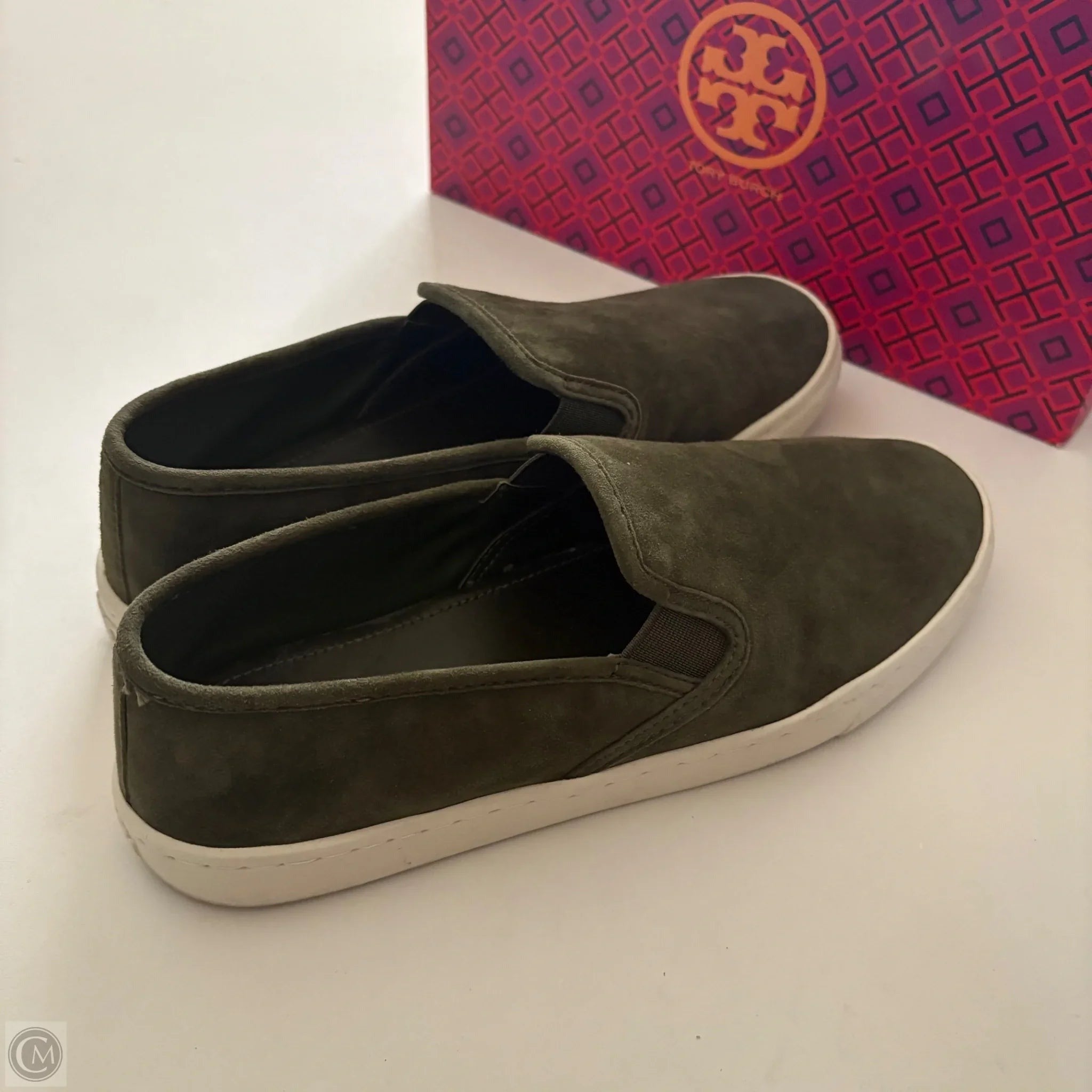Shoes Flats By Tory Burch In Green, Size: 9