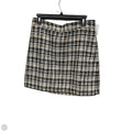 Skirt Mini & Short By Loft In Plaid Pattern, Size: 8