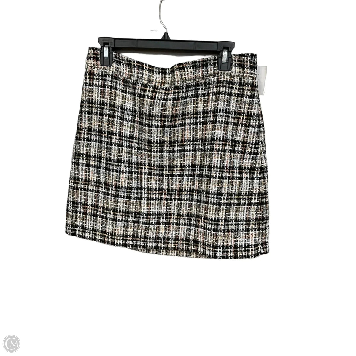 Skirt Mini & Short By Loft In Plaid Pattern, Size: 8