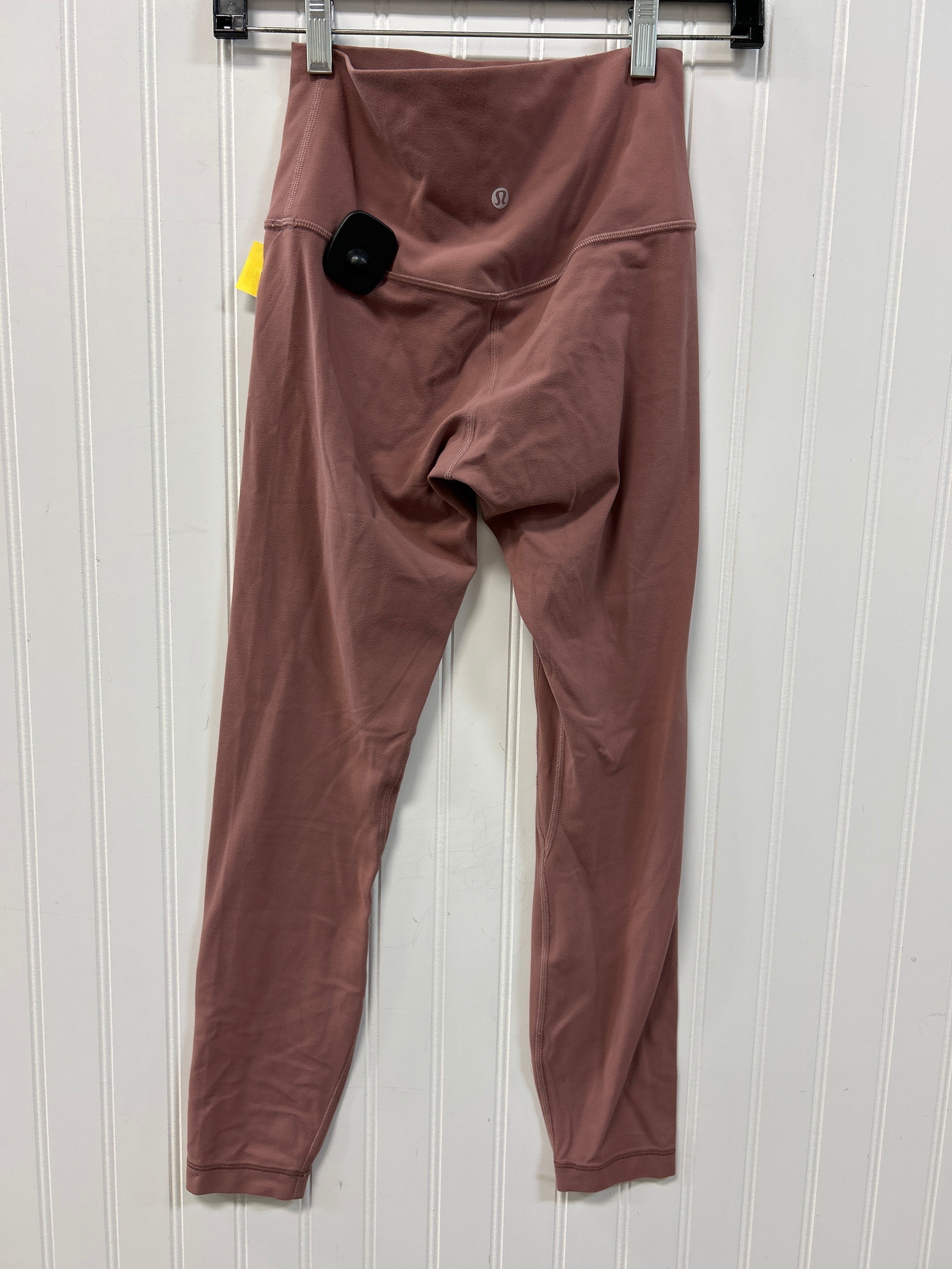 Athletic Leggings By Lululemon In Pink, Size:4
