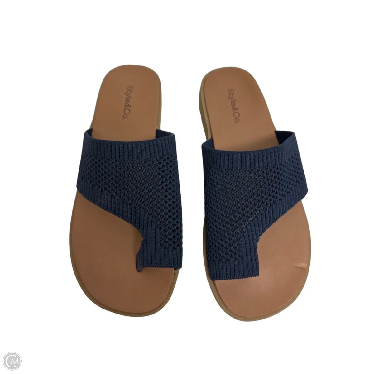 Sandals Flats By Style And Company In Navy, Size: 6.5