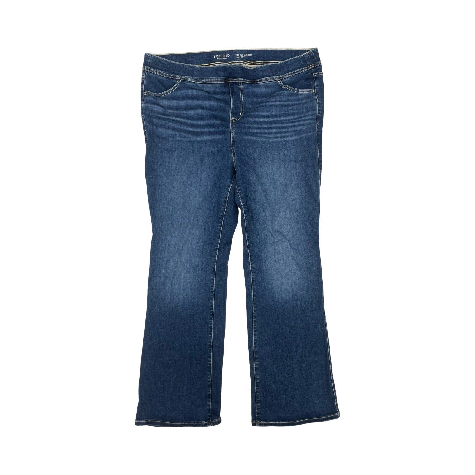 Jeans Boot Cut By Torrid In Blue Denim, Size:3X