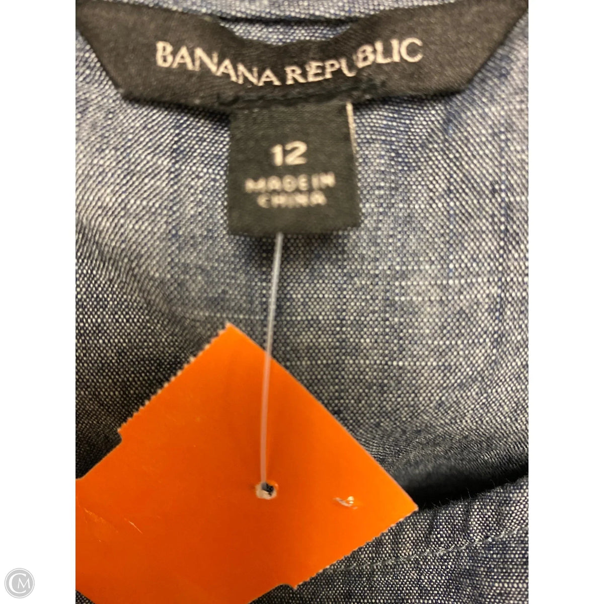 Top Sleeveless By Banana Republic In Blue, Size: L