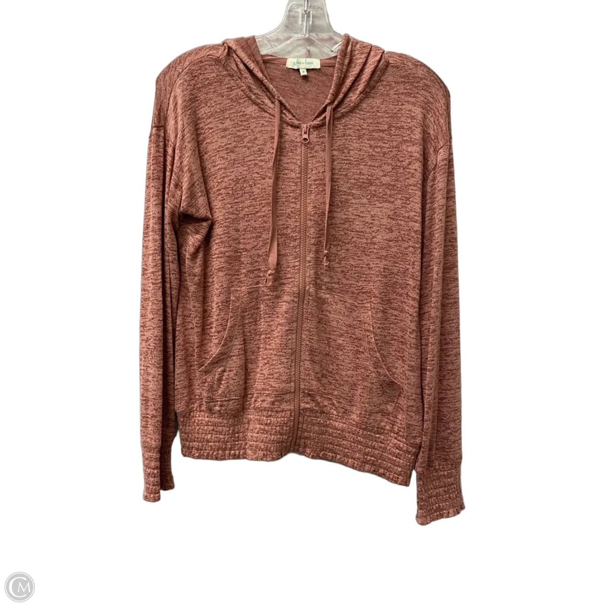 Sweatshirt Hoodie By Grace & Lace In Pink, Size: M