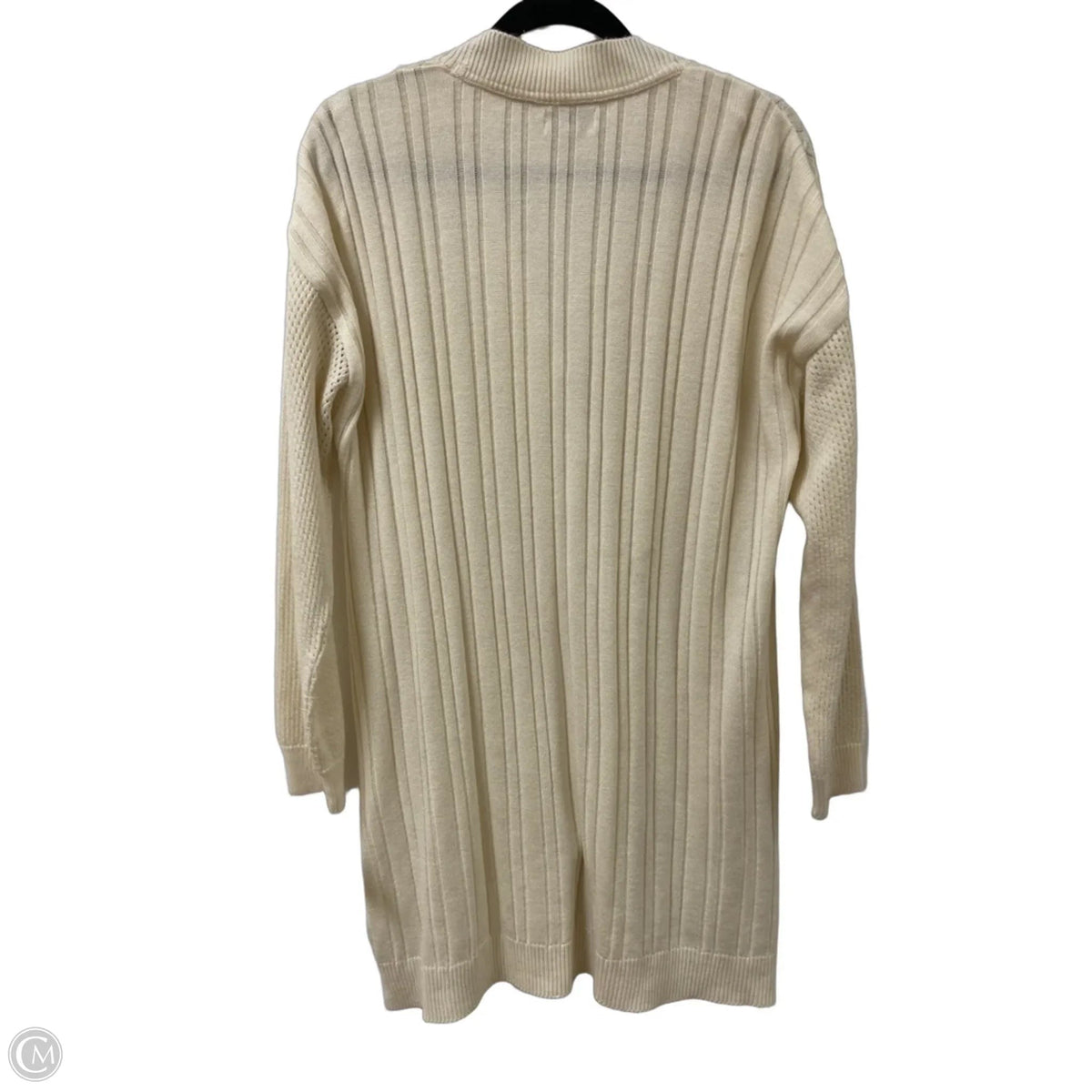 Sweater Cardigan By Myra In Cream, Size: Xl