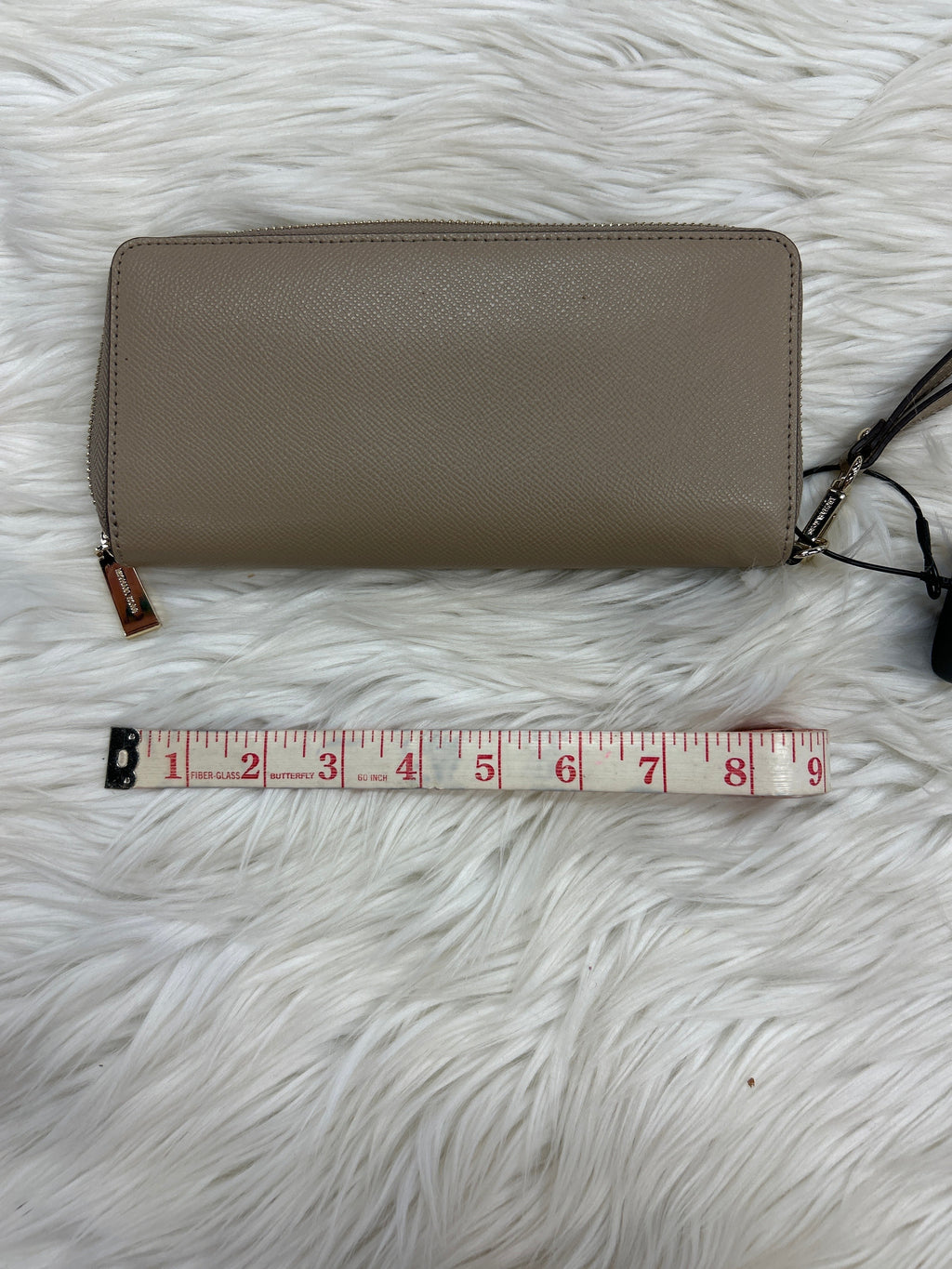 Wallet By Michael By Michael Kors In Taupe, Size:Large