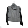 Jacket Moto By Vince In Black & Grey, Size: L
