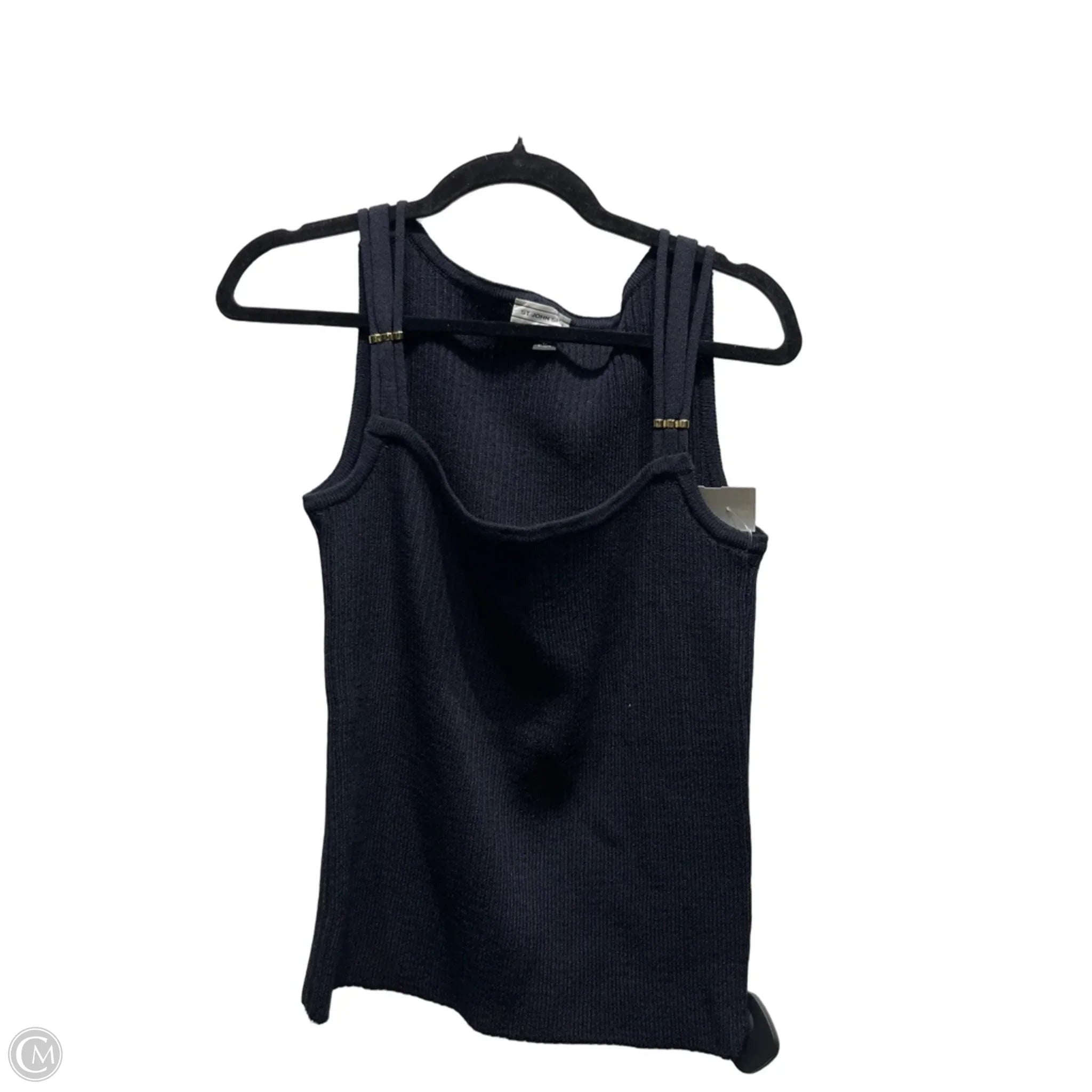 Top Sleeveless Luxury Designer By St John Collection In Navy, Size: M