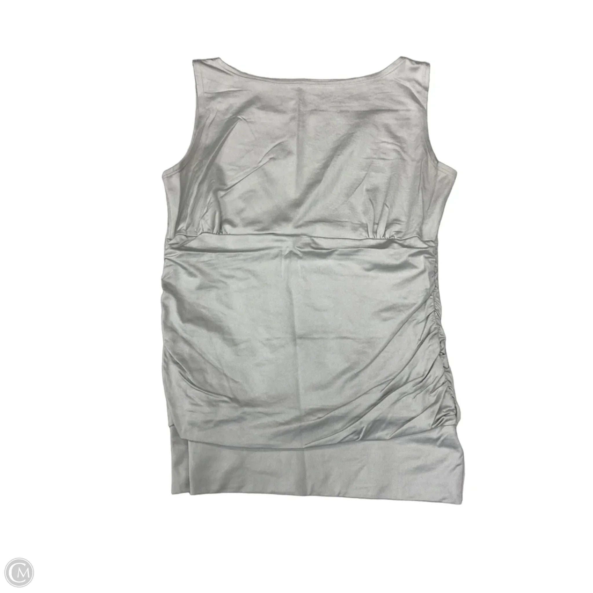 Top Sleeveless By Clothes Mentor In Grey, Size: M