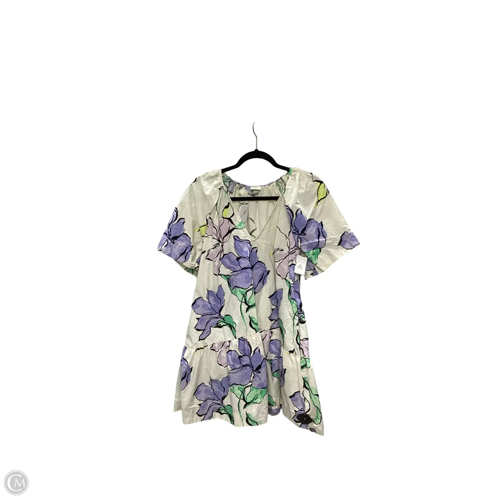 Dress Casual Short By A New Day In Floral Print, Size: S