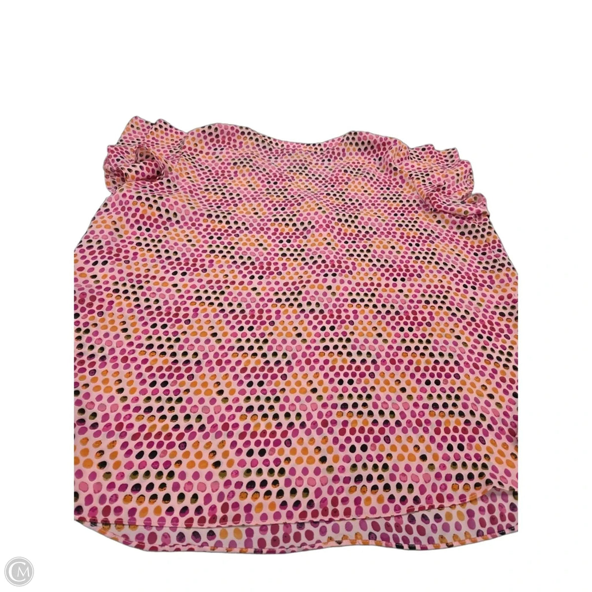 Top Short Sleeve By Investments In Pink, Size: 1x