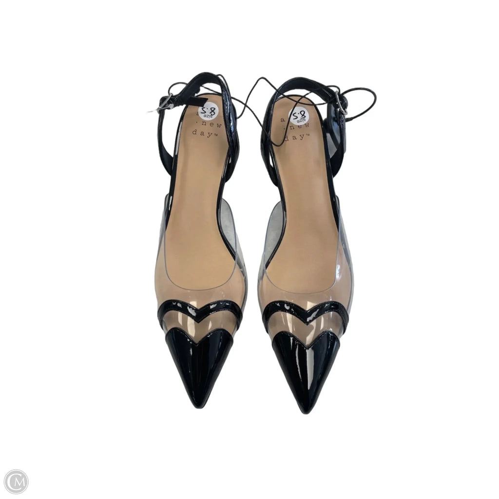 Shoes Heels Kitten By A New Day In Black, Size: 8.5