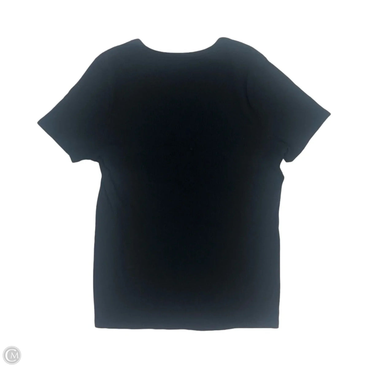 Top Short Sleeve Basic By A New Day In Black, Size: L