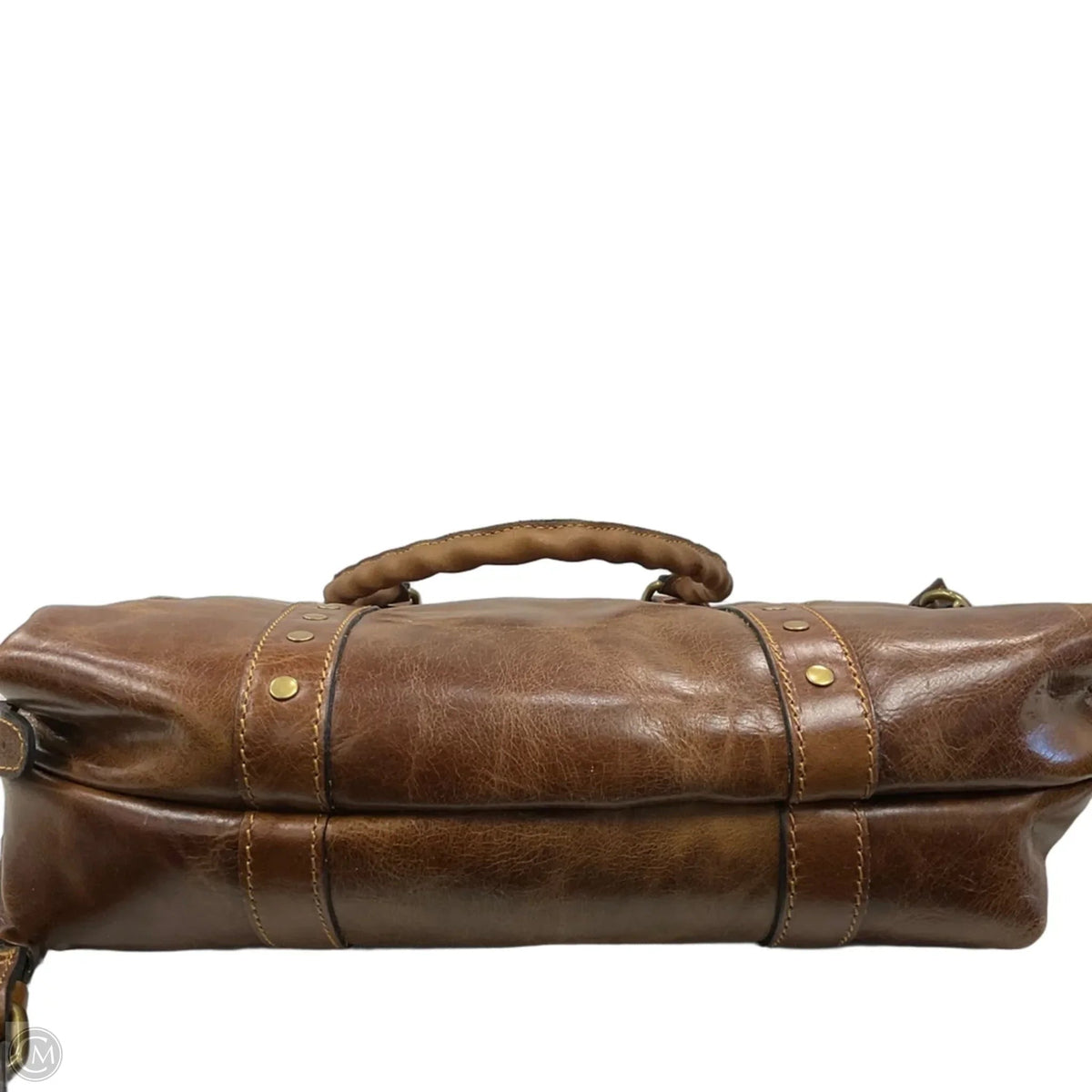 Handbag Leather By Patricia Nash, Size: Large