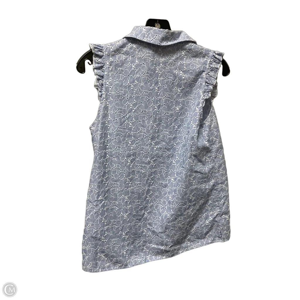 Top Sleeveless Designer By Lilly Pulitzer In Blue, Size: 2
