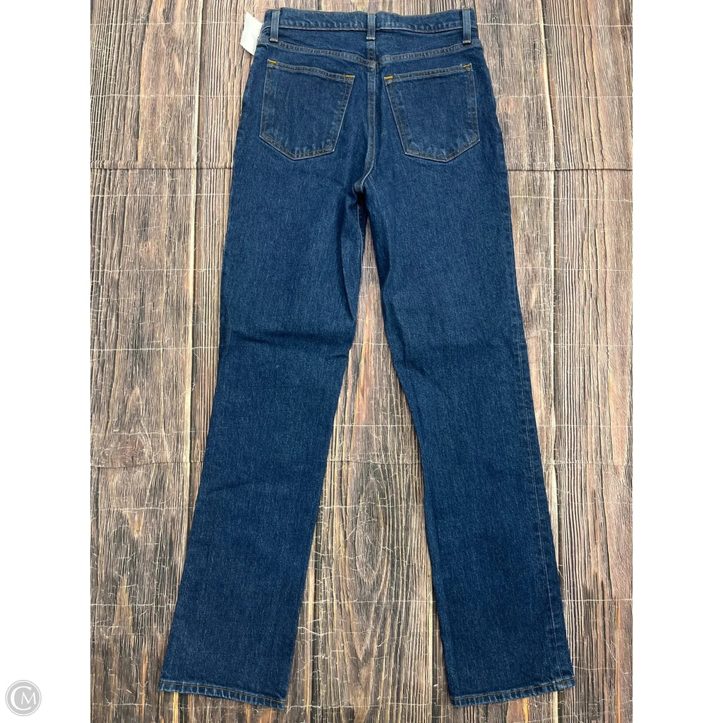 Jeans Straight By Abercrombie And Fitch In Blue Denim, Size: 4l