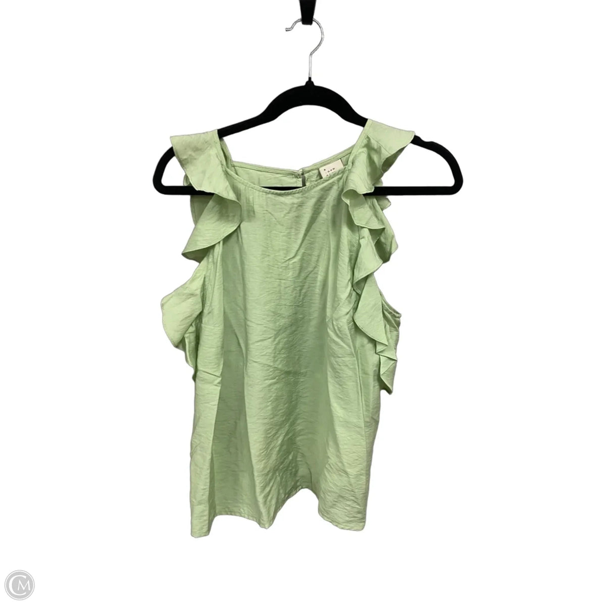 Top Sleeveless By A New Day In Green, Size: L