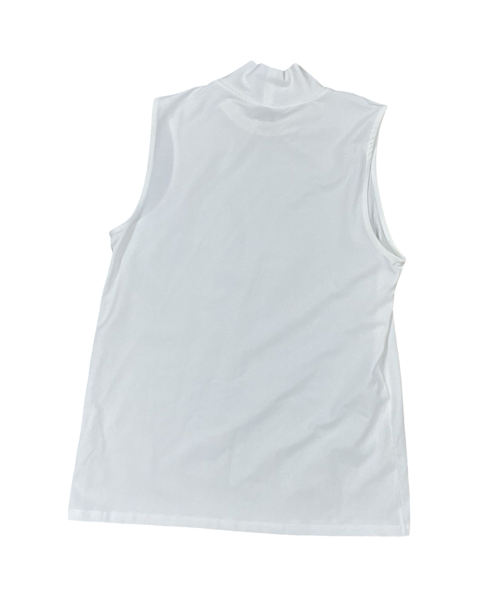 Top Sleeveless By Lands End In Cream, Size:M