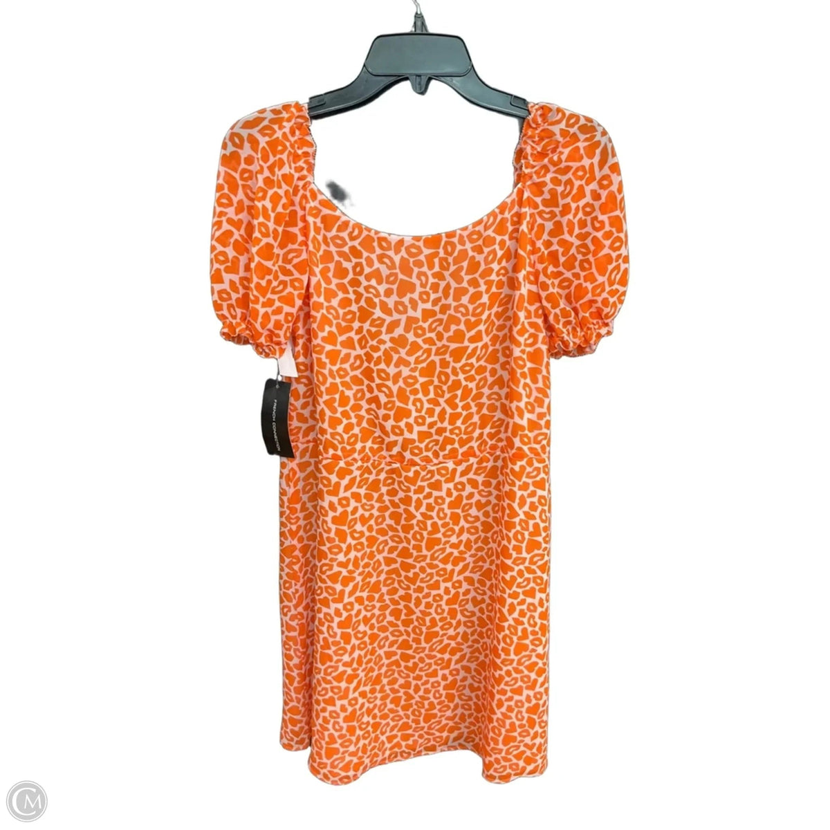 Dress Casual Midi By French Connection In Orange, Size: Xs