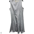 Dress Casual Midi By Polagram In Blue & Cream, Size: Xl