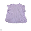 Top Short Sleeve By Crown And Ivy In Purple, Size: 3x