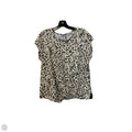Top Short Sleeve By Maurices In Animal Print, Size: L